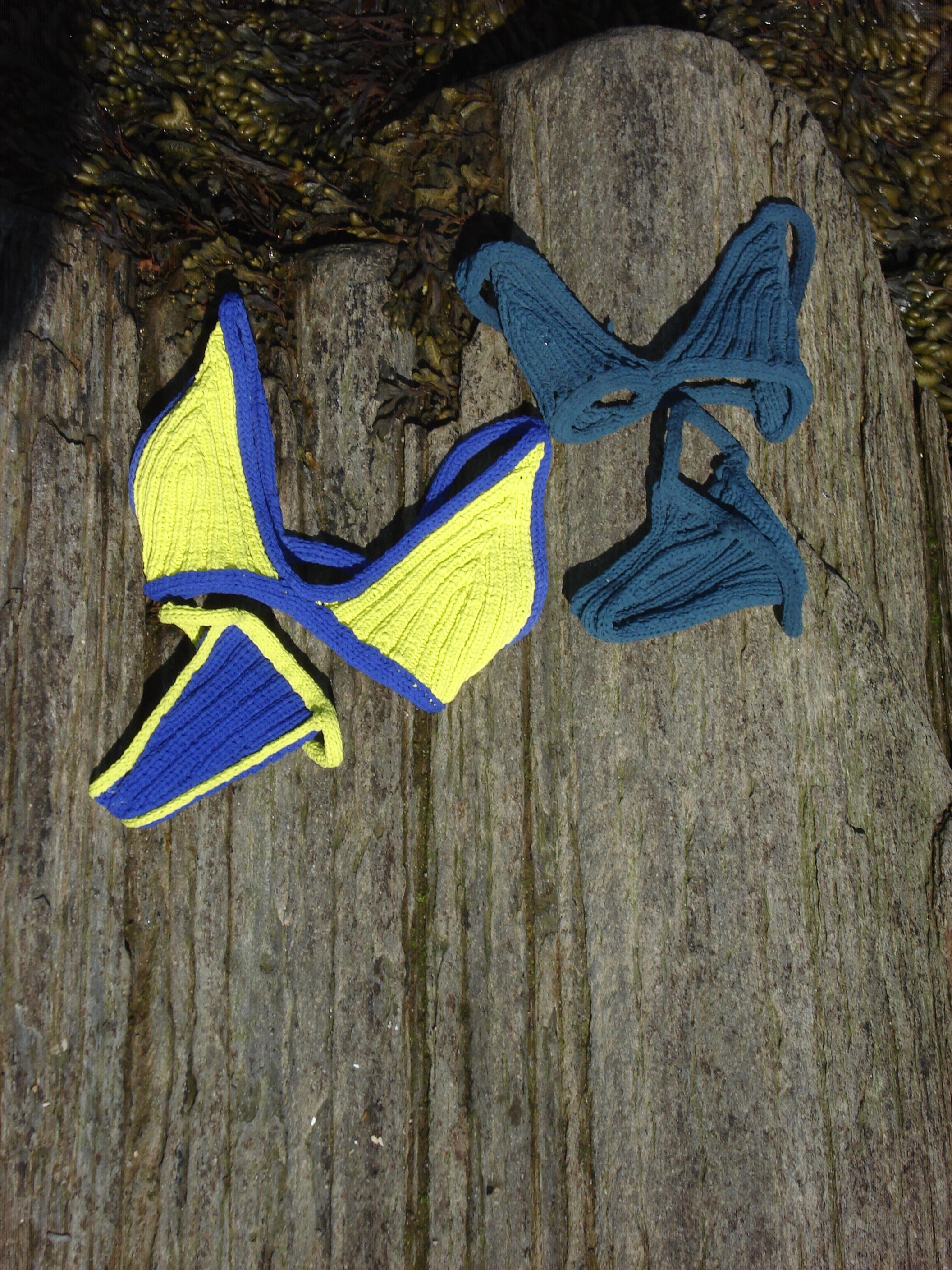 Itty Bitty Blue Bikini Knitting Pattern