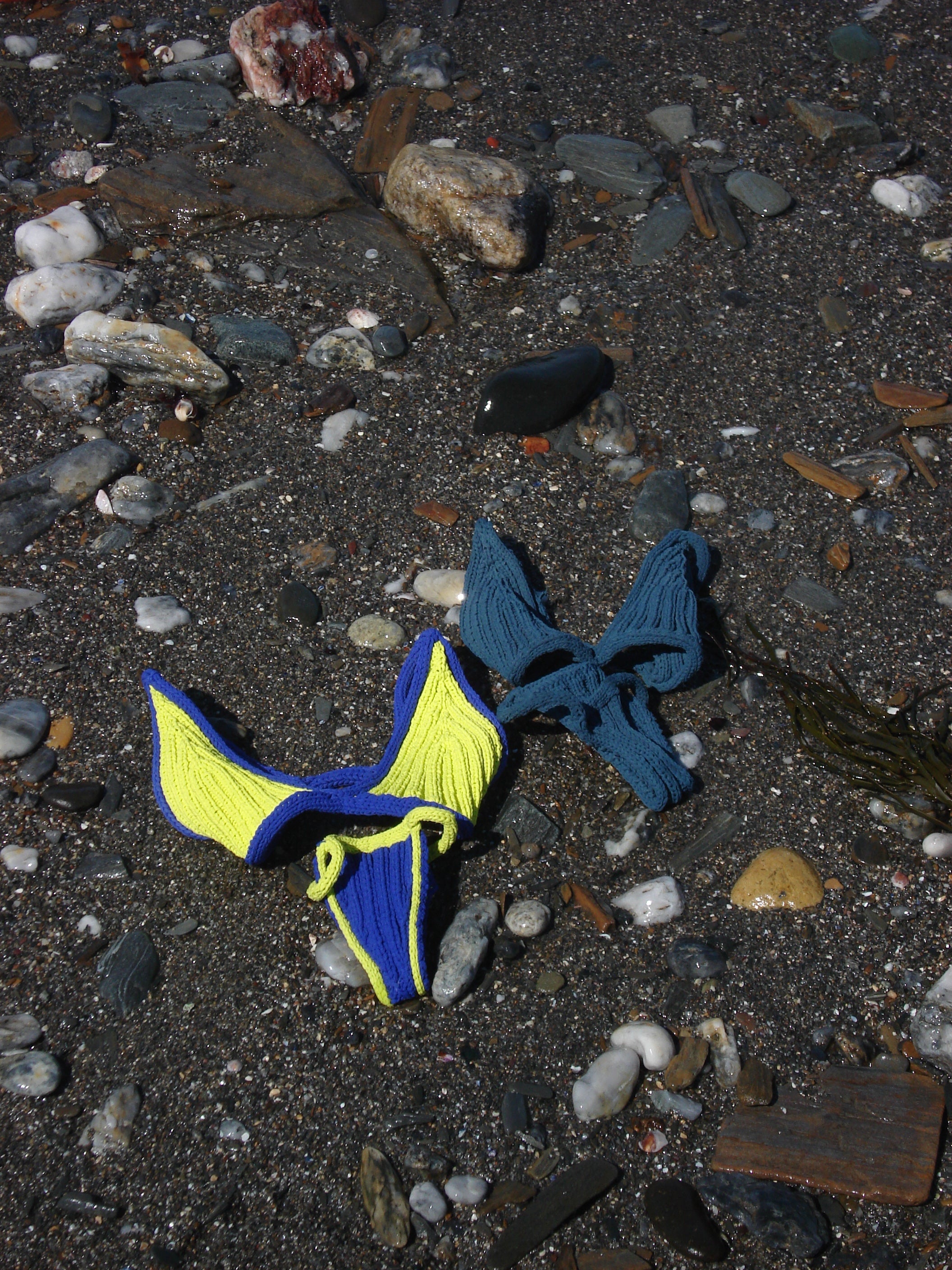 Itty Bitty Blue Bikini Knitting Pattern